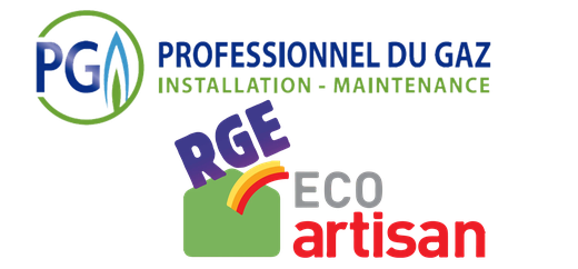 Certifications PG Professionnel du Gaz et RGE Eco Artisan